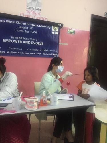 Dental Camp Organised By Inner Wheel And Mint Leaf